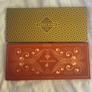 Zoeva Cocoa Blend and Rose Golden Palettes